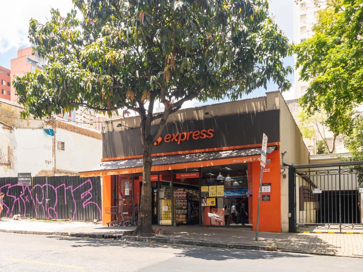 Estudio Moderno Em Pinheiros Com Ac E Rooftop Sao Paulo Exterior photo